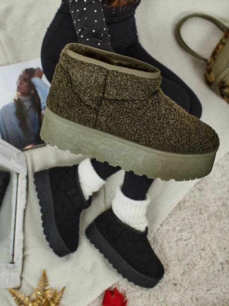 Короткі жіночі черевики а-ля снігоходи Marellin