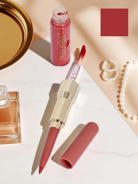 Жидкая помада и контур для губ 2-в-1 Coral Fever