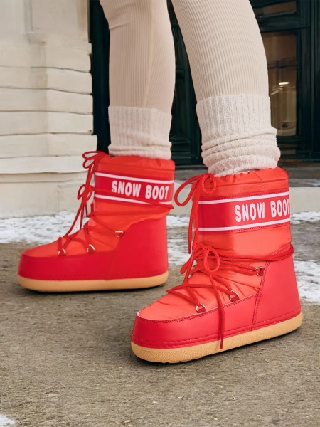 Женские снежные ботинки Royalfashion с манжетой Soblesia
