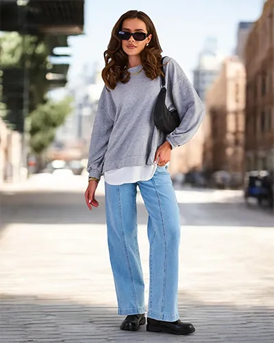 Жіночий бавовняний тонкий світшот Royalfashion