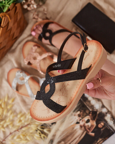 Royalfashion Women's Elova Zirconia Sandals