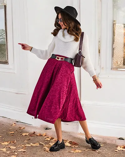 Royalfashion Жіноча міді-спідниця