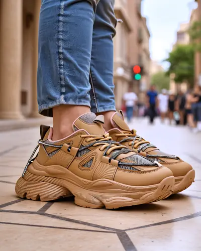 Женские кроссовки Royalfashion на толстой подошве Reterri