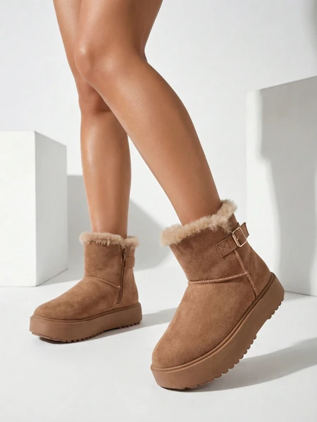 Royalfashion Короткі жіночі черевики a'la снігоходи Winter Crest