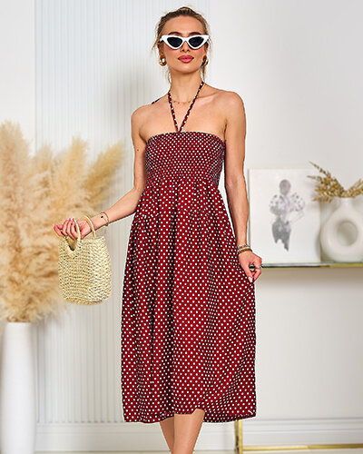 Royalfashion Жіноча сукня в горошок