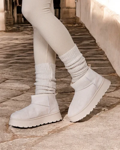 Royalfashion Короткі чоботи а-ля снігові чоботи для жінок Hezio