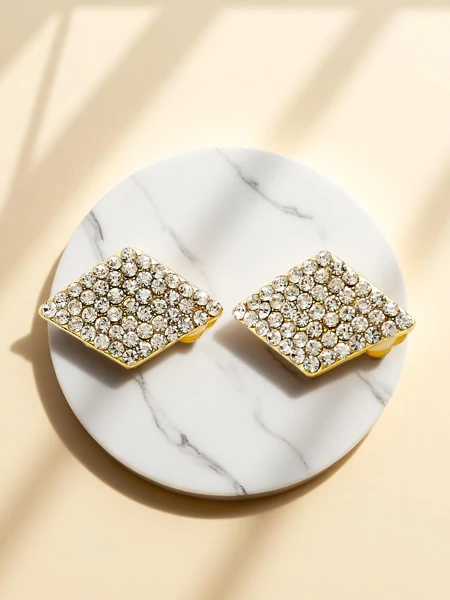 Royalfashion Клипсы женские с фианитами