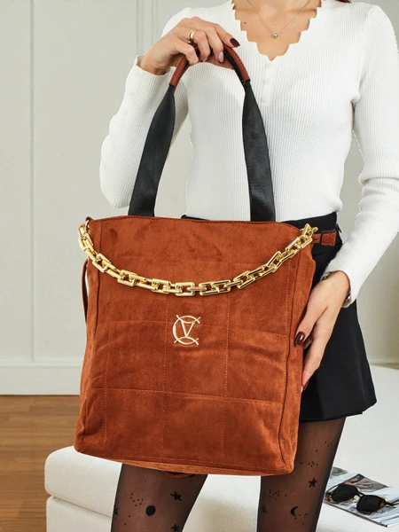 Женская сумка-шоппер из экозамши Twilight Life